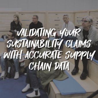 Validating Your Sustainability Claims with Accurate Supply Chain Data. - Marci Yamasaki, James Cooper, Jr., PE