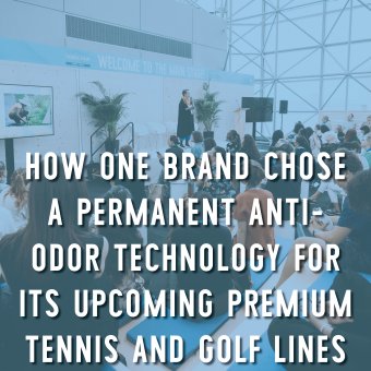 How one brand chose a permanent anti-odor technology for its upcoming premium tennis and golf lines